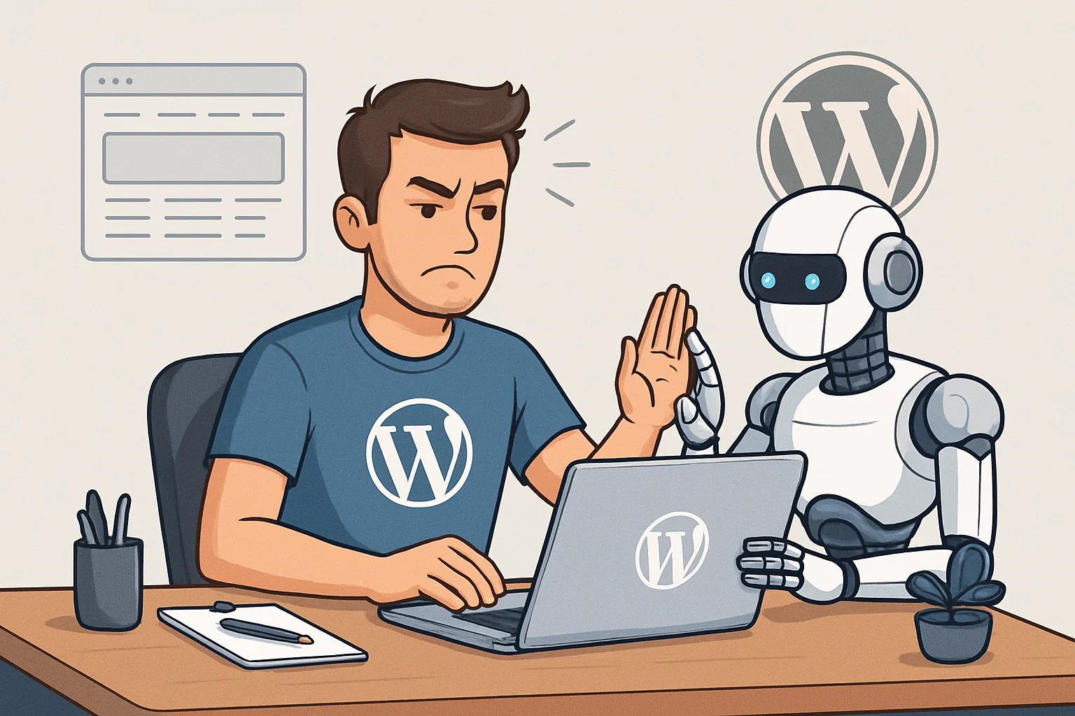 Why AI Will Not Replace Professional WordPress Webmasters Anytime Soon